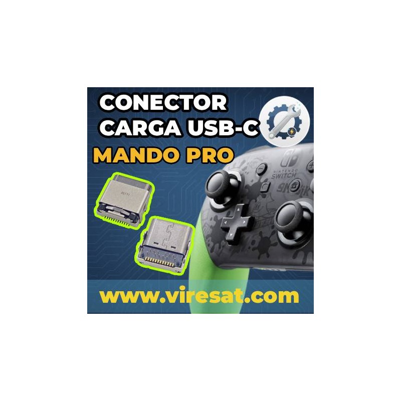 🔌 Reparación Conector USB-C Mando Pro | No Carga o Tiene Fallos