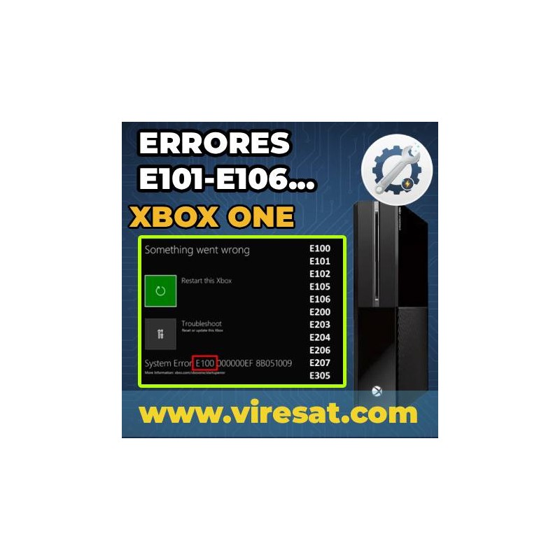 🛠 Reparación Errores E100-E105 Xbox One Fat | Fallo de Actualización o Arranque