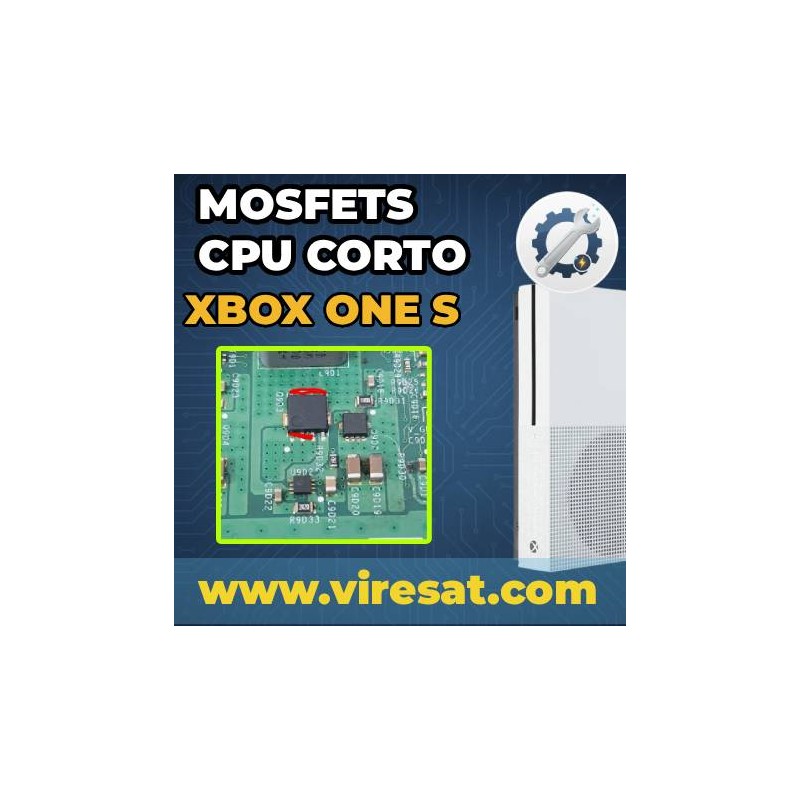 ⚡ Reparación MOSFETs CPU Xbox One S | Cortocircuito o No Enciende