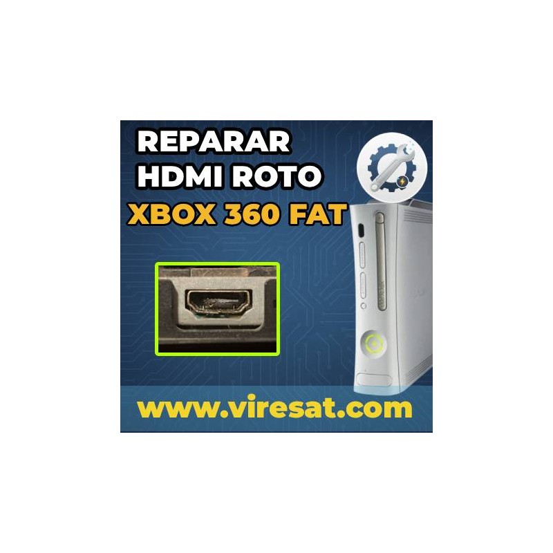 🔌 Reparación HDMI Xbox 360 Fat | No Hay Señal o Puerto Dañado