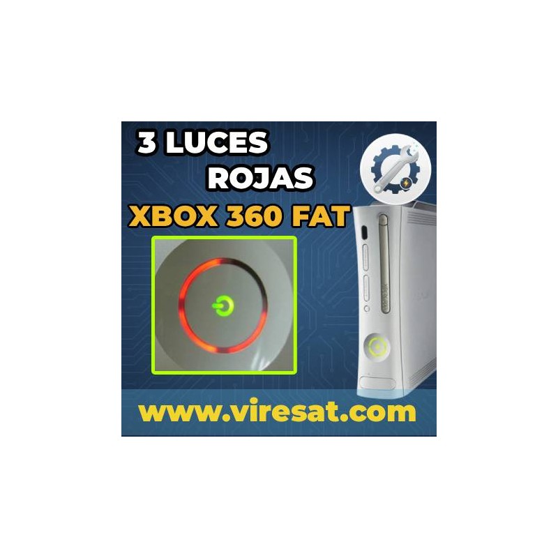🛠 Reparación 3 Luces Rojas Xbox 360 Fat | Solución Red Ring of Death
