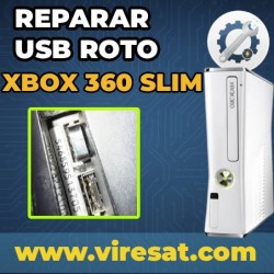 🔌 Reparación Puertos USB Xbox 360 Slim | No Reconoce Accesorios