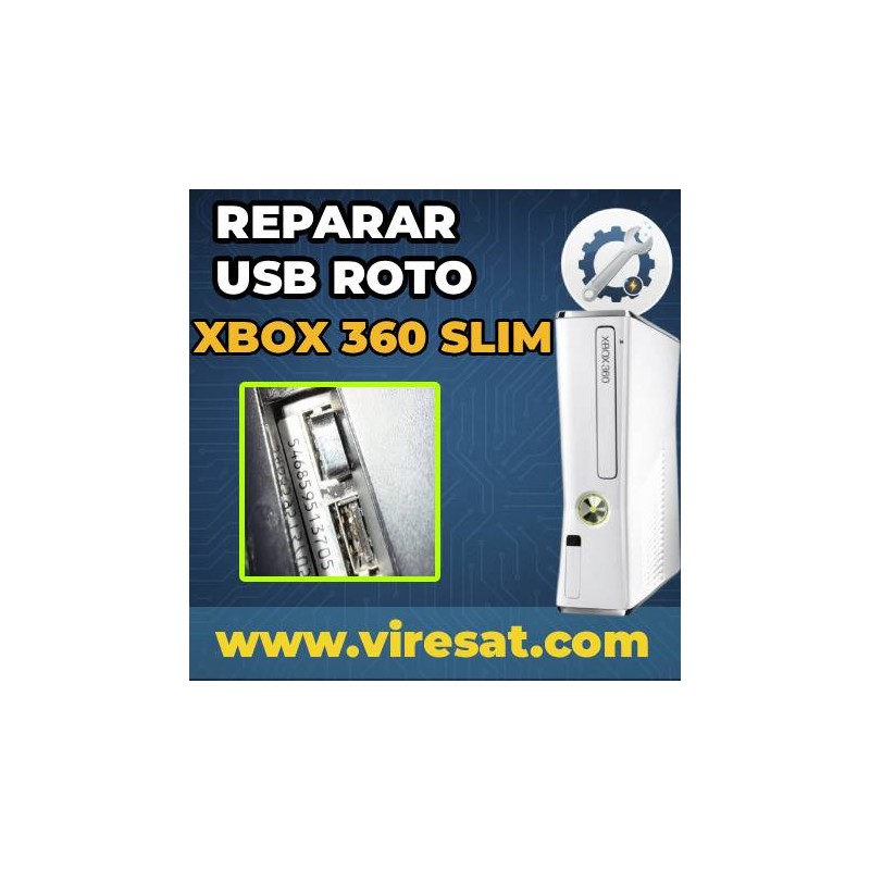 🔌 Reparación Puertos USB Xbox 360 Slim | No Reconoce Accesorios
