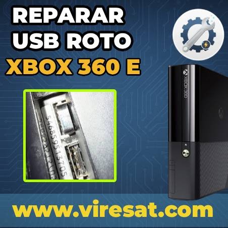 🔌 Reparación Puertos USB Xbox 360 Slim E | No Carga o No Conecta