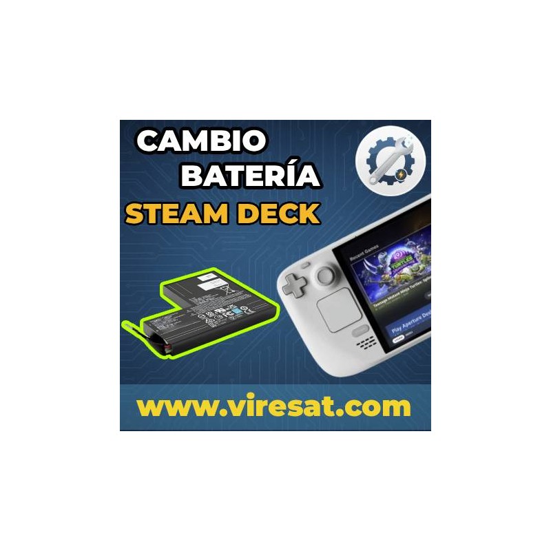 🔋 Cambio de Batería en Steam Deck LCD 40 WH
