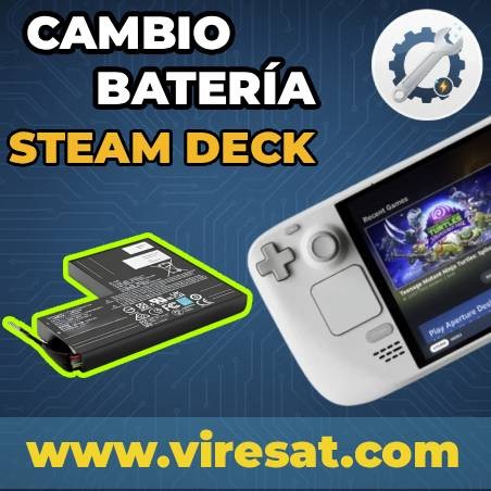 🔋 Cambio de Batería en Steam Deck LCD 40 WH
