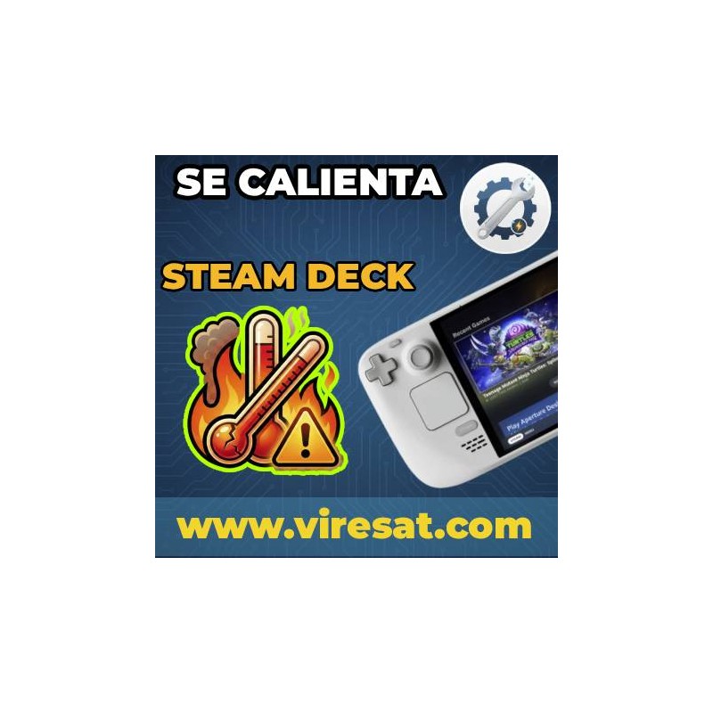🔥 Reparación de Steam Deck – Se Calienta, Hace Ruido el Ventilador o Se Apaga