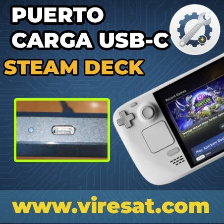 🔌 Reparación del Puerto de Carga USB-C en Steam Deck