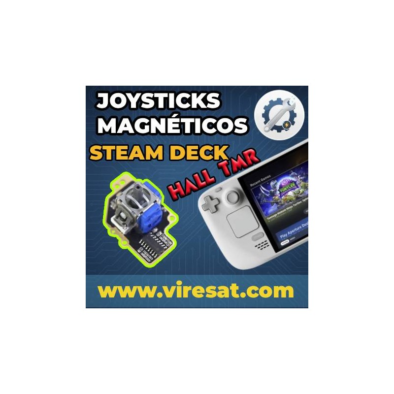 🎮 Cambio de Joysticks Magnéticos (Efecto Hall) en Steam Deck