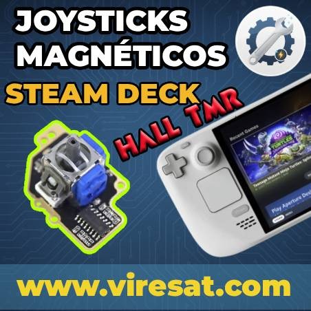 🎮 Cambio de Joysticks Magnéticos (Efecto Hall) en Steam Deck
