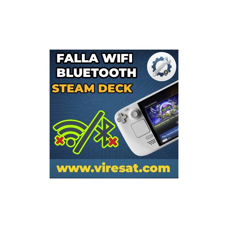 📶 Reparación o Sustitución del Módulo WiFi / Bluetooth en Steam Deck