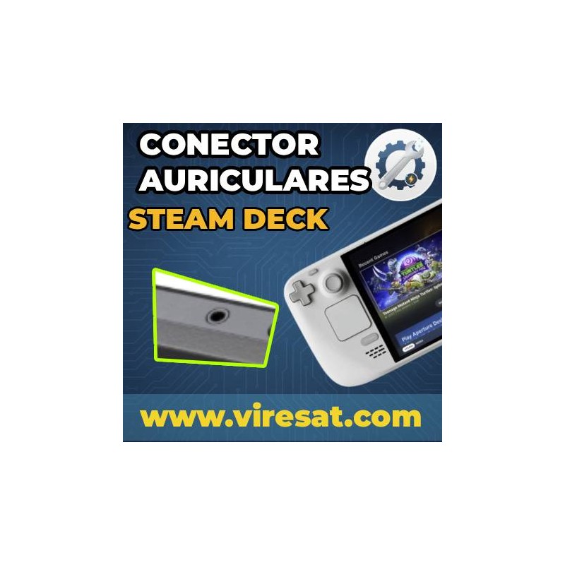 🎧 Reparación del Conector Jack de Auriculares en Steam Deck