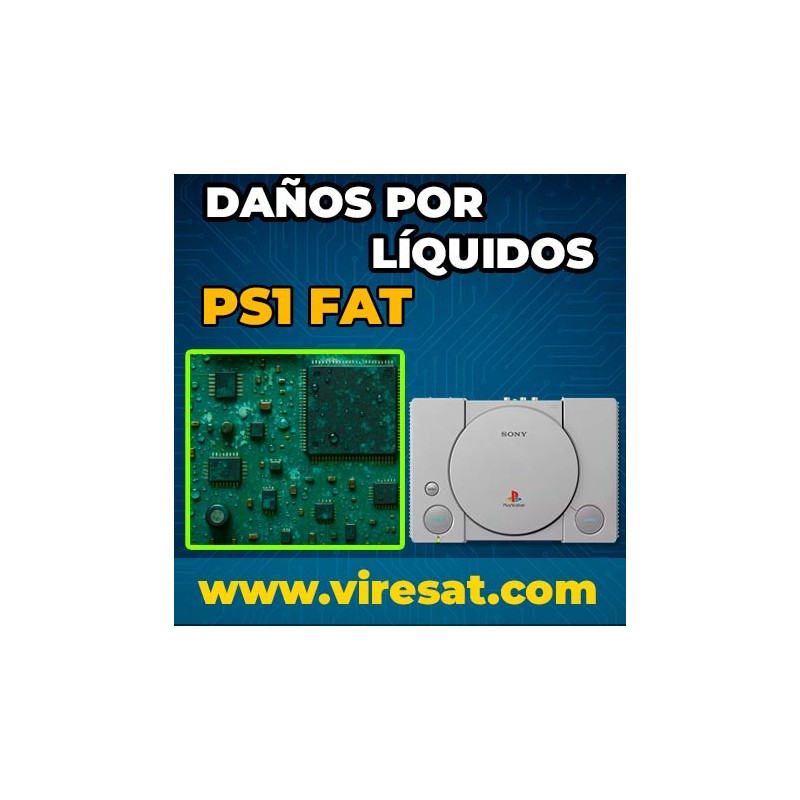 💧 Reparar PS1 Mojada | Daños por Líquido o Humedad