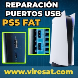 🔌 Reparación de Puertos USB Rotos o que No Funcionan en PS5 (Fat)
