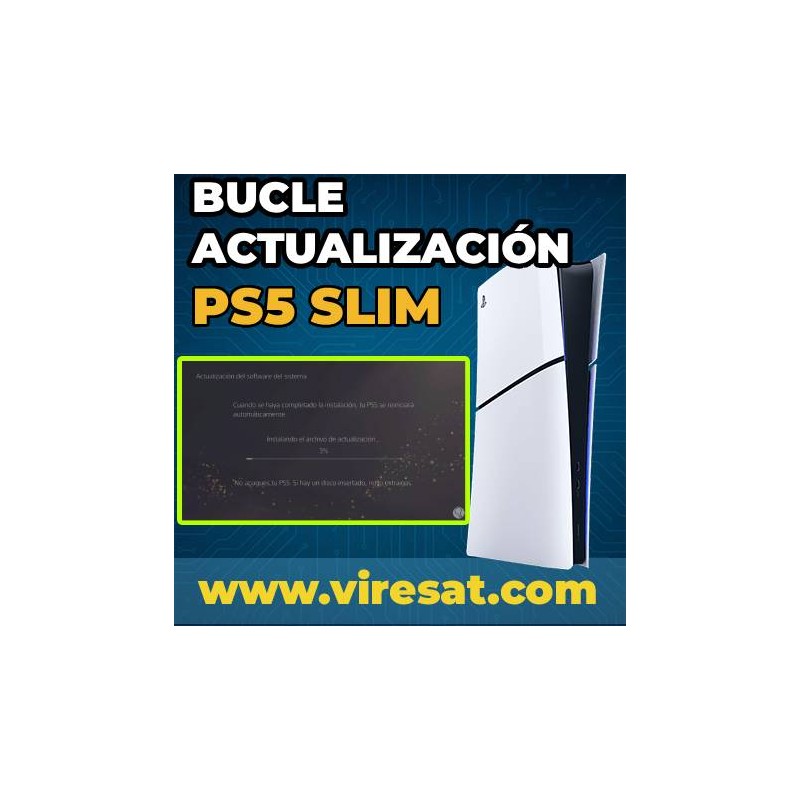 🔄 Reparación de Error en Bucle de Actualización PS5 Slim