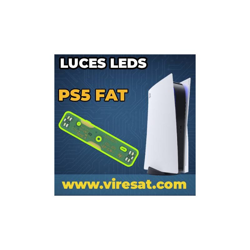 💡 Reparar Luces LED Frontales PS5 Fat | Luz Azul, Blanca o Apagada