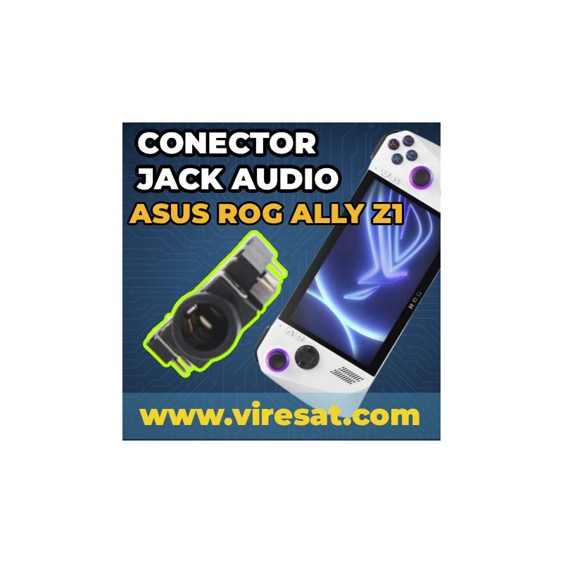 🔧 Reparación Conector Jack Auriculares ASUS ROG Ally Z1 Extreme | A Domicilio