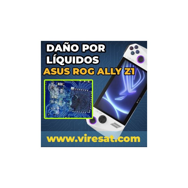 🔧 Reparación por Daños por Líquidos ASUS ROG Ally Z1 Extreme | Recogida a Domicilio