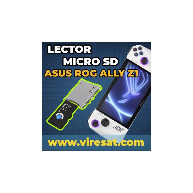 🔧 Reparación Lector Micro SD ASUS ROG Ally Z1 Extreme | Slot SD No Lee | A Domicilio