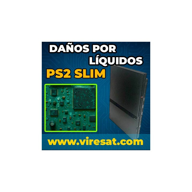 💧 Reparar PS2 Slim con Humedad | Daños por Líquido Interno